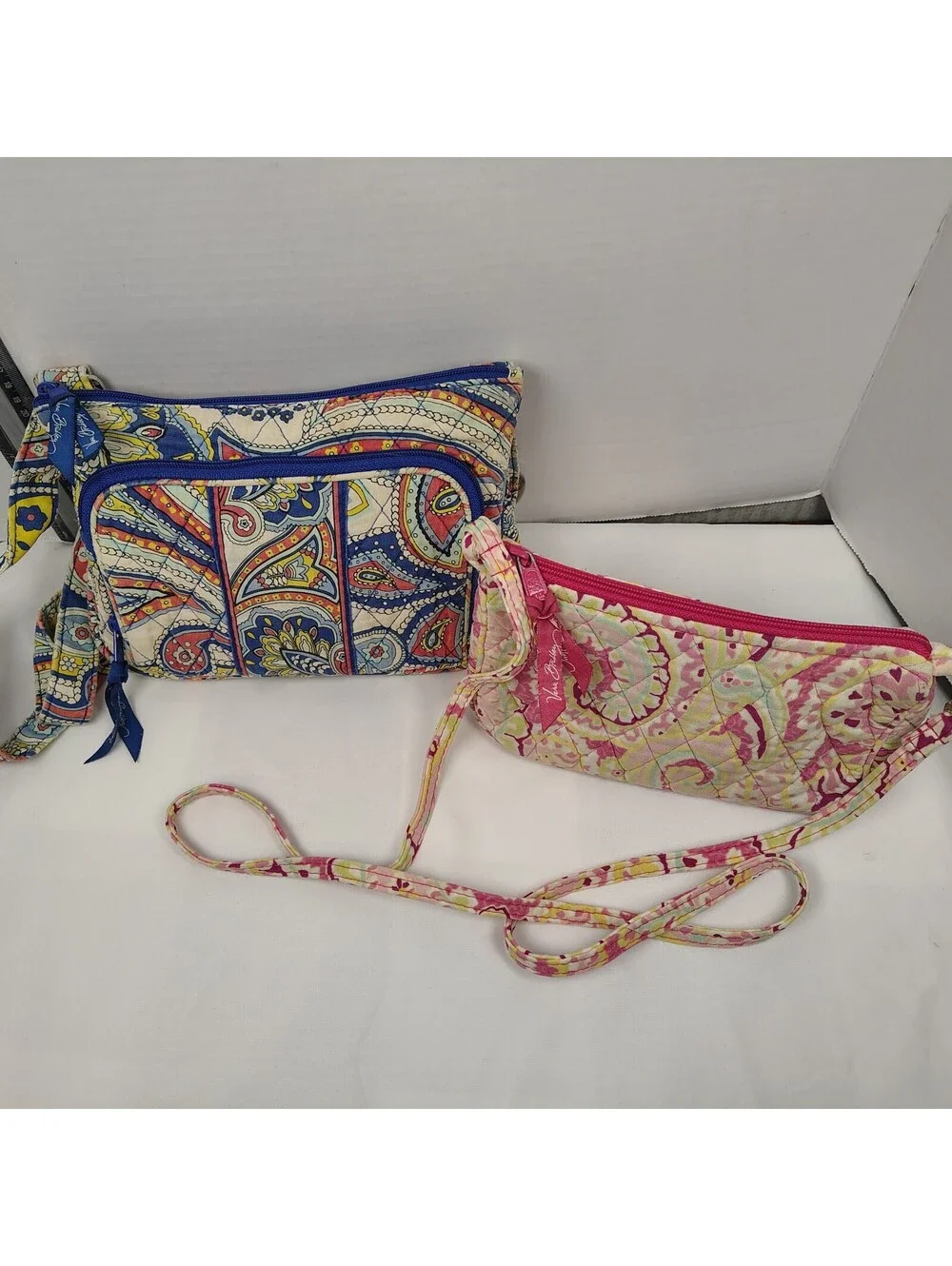 Vera Bradley Crossbody Bags Set of 2 Quilted Cotton Paisley Print
